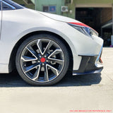 2022-2023 Toyota Corolla Matte Black Front Bumper Lip + Side Canards
