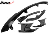 2019-2021 Toyota Corolla Gloss Black 3PCS Front Bumper Lip+Side Canard
