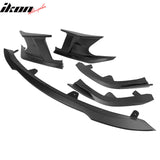 2019-2021 Toyota Corolla Matte Black 3PCS Front Bumper Lip+Side Canard