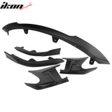 2019-2021 Toyota Corolla Matte Black 3PCS Front Bumper Lip+Side Canard