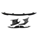 2022-2023 Toyota Corolla Gloss Black 3PC Front Bumper Lip+Side Canards