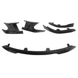 2022-2023 Toyota Corolla Matte Black 3PC Front Bumper Lip+Side Canards