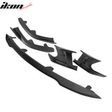 2022-2023 Toyota Corolla Matte Black 3PC Front Bumper Lip+Side Canards