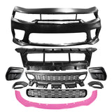 2015-2023 Dodge Charger Widebody SRT Front Bumper Cover + Pink Lip PP