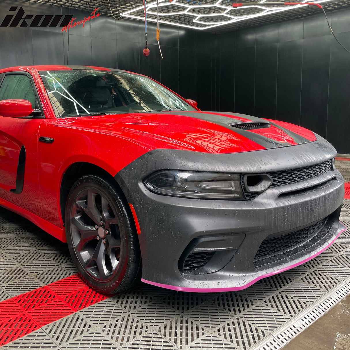 2015-2023 Dodge Charger Widebody SRT Front Bumper Cover + Pink Lip PP