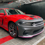 2015-2023 Dodge Charger Widebody SRT Front Bumper Cover + Pink Lip PP