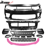 2015-2023 Dodge Charger Widebody SRT Front Bumper Cover + Pink Lip PP