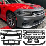 2015-2023 Dodge Charger Widebody SRT Bumper Cover Matte Black Lip PP