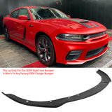 2015-2023 Dodge Charger Widebody SRT Bumper Cover Matte Black Lip PP