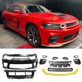 2015-2023 Dodge Charger Widebody SRT Bumper Cover Yellow Lip PP