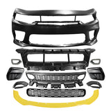 2015-2023 Dodge Charger Widebody SRT Bumper Cover Yellow Lip PP