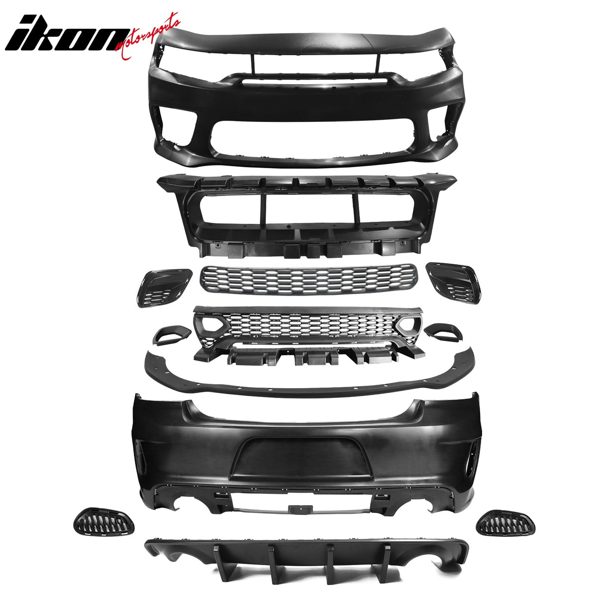 2015-2023 Dodge Charger Widebody SRT Rear & Front Bumper Lip Diffuser