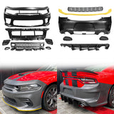 2015-2023 Dodge Charger Rear &  Front Bumper Yellow Lip Diffuser