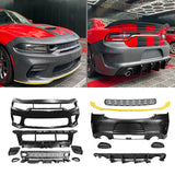 2015-2023 Dodge Charger Rear &  Front Bumper Yellow Lip Diffuser