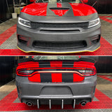 2015-2023 Dodge Charger Rear &  Front Bumper Yellow Lip Diffuser