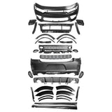 2015-2023 Dodge Charger Widebody Rear Bumper Covers W/ SRT Grilles ABS