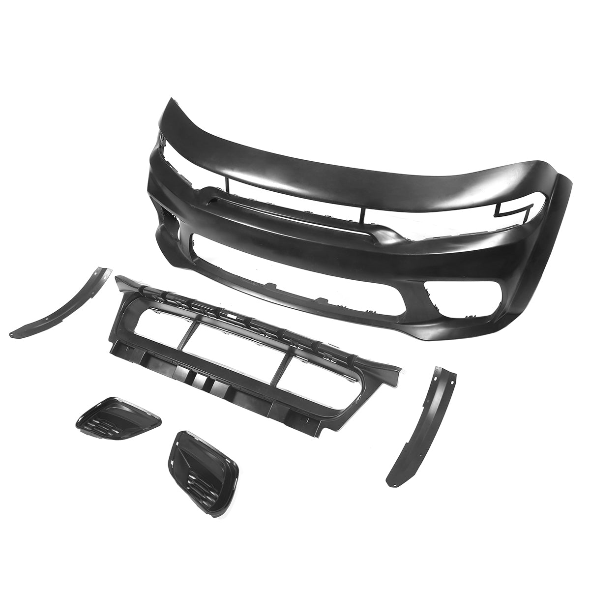 2015-2023 Dodge Charger Widebody Rear Bumper Covers W/ SRT Grilles ABS