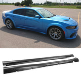 2015-2023 Dodge Charger Widebody Rear Bumper Covers W/ SRT Grilles ABS