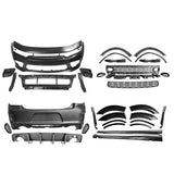 2015-2023 Dodge Charger Widebody Rear Bumper Covers W/ SRT Grilles ABS