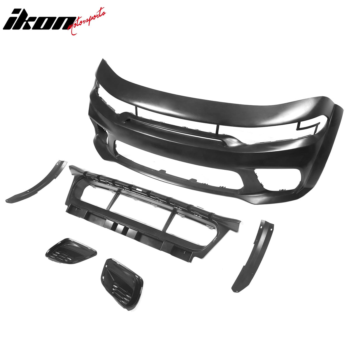 2015-2023 Dodge Charger Widebody Rear Bumper Covers W/ SRT Grilles ABS