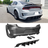 2020-2023 Dodge Charger Widebody Bumper Cover Rear Lip Diffuser PP