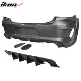 2020-2023 Dodge Charger Bumper  + Carbon Fiber Print Rear Diffuser PP