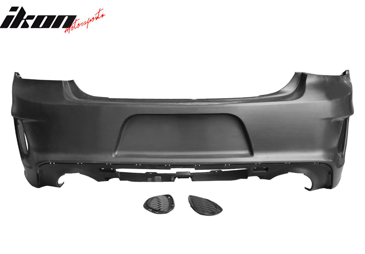 2020-2023 Dodge Charger Bumper  + Carbon Fiber Print Rear Diffuser PP