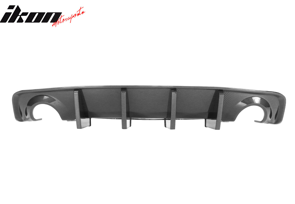 2020-2023 Dodge Charger Bumper  + Carbon Fiber Print Rear Diffuser PP