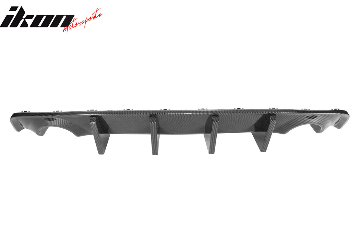 2020-2023 Dodge Charger Bumper  + Carbon Fiber Print Rear Diffuser PP
