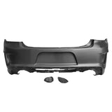 2020-2023 Dodge Charger Rear Bumper Cover + IKON Rear Diffuser Black P