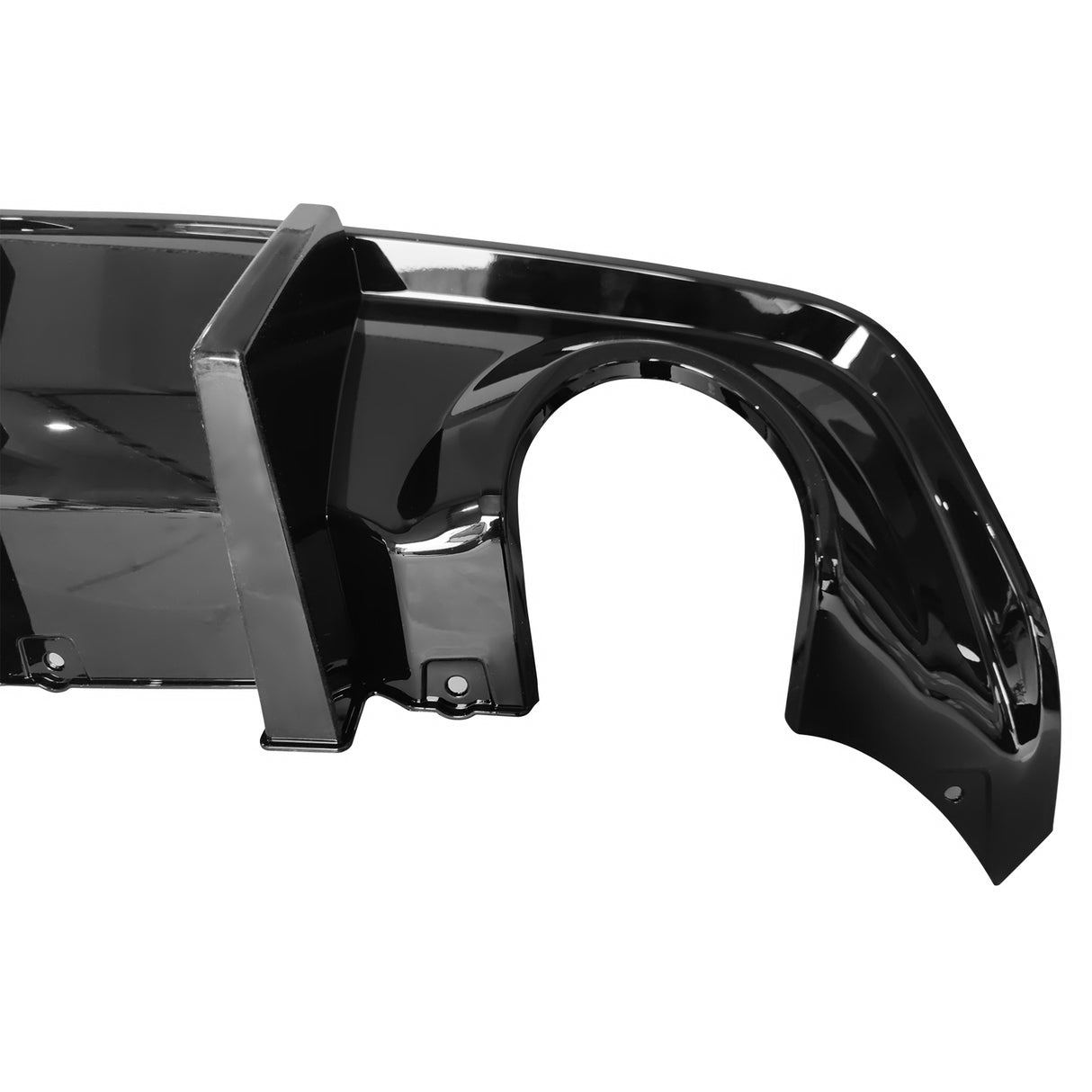 2020-2023 Dodge Charger Rear Bumper Cover + IKON Rear Diffuser Black P