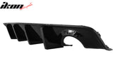 2020-2023 Dodge Charger Rear Bumper Cover + IKON Rear Diffuser Black P