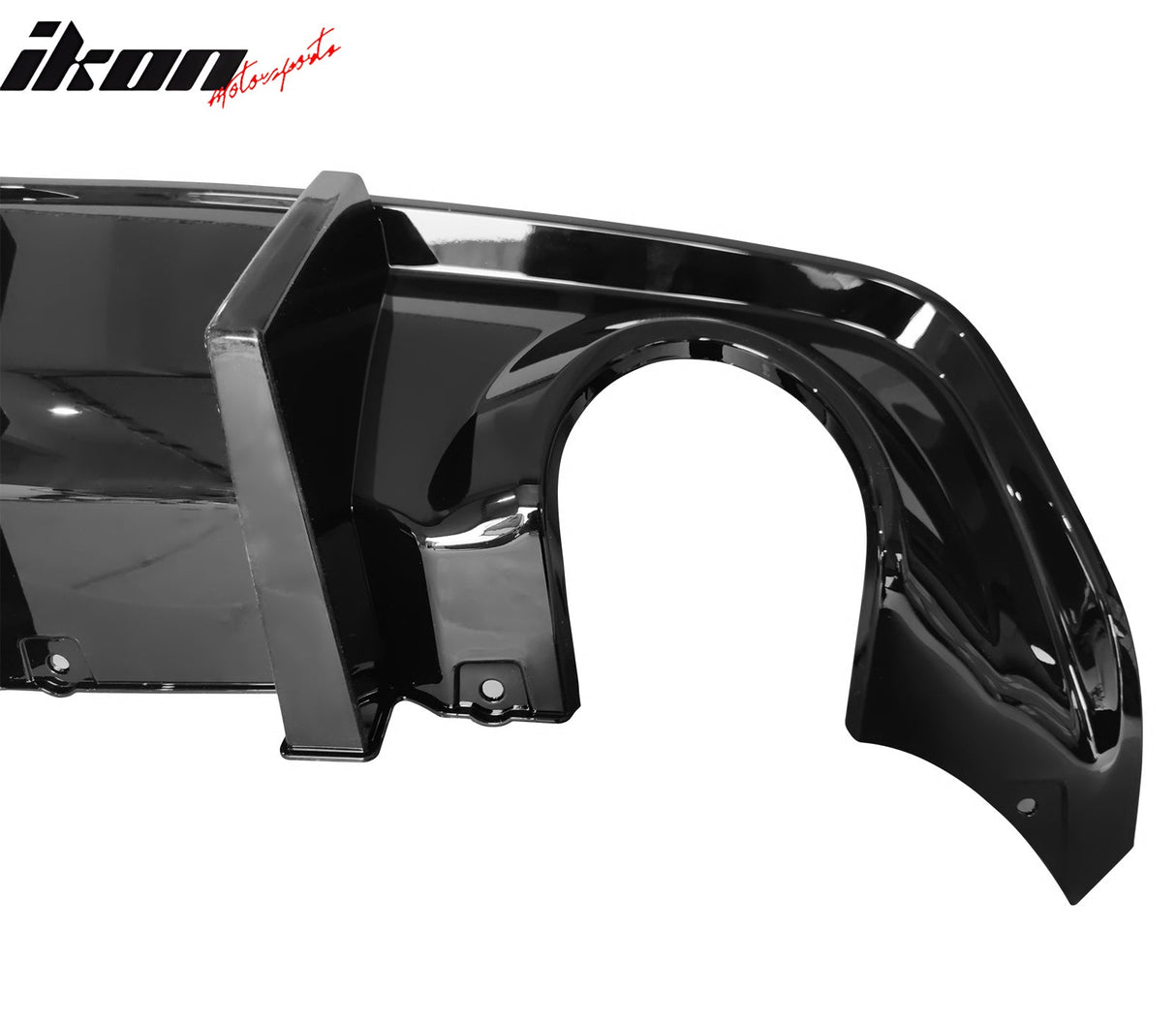 2020-2023 Dodge Charger Rear Bumper Cover + IKON Rear Diffuser Black P