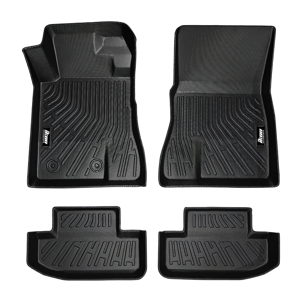 2015-2023 Ford Mustang 3D Floor Mats All Weather Trunk Carpets TPE