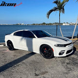 2015-2023 Dodge Charger IKON Matte Black Rear Bumper Cover Diffuer PP