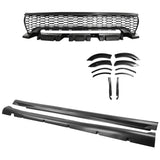 2015-2023 Dodge Charger Widebody Whole Bumper Kits Diffuser LED PP