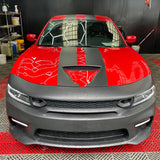 2015-2023 Dodge Charger Widebody SRT Black LED Front Bumper Kits PP