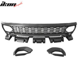 2015-2023 Dodge Charger Widebody SRT Black LED Front Bumper Kits PP