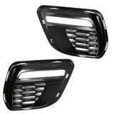 2015-2023 Dodge Charger Widebody SRT Black Front Bumper W/LED Light PP
