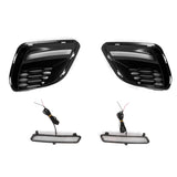 2015-2023 Dodge Charger Widebody SRT Black Front Bumper W/LED Light PP