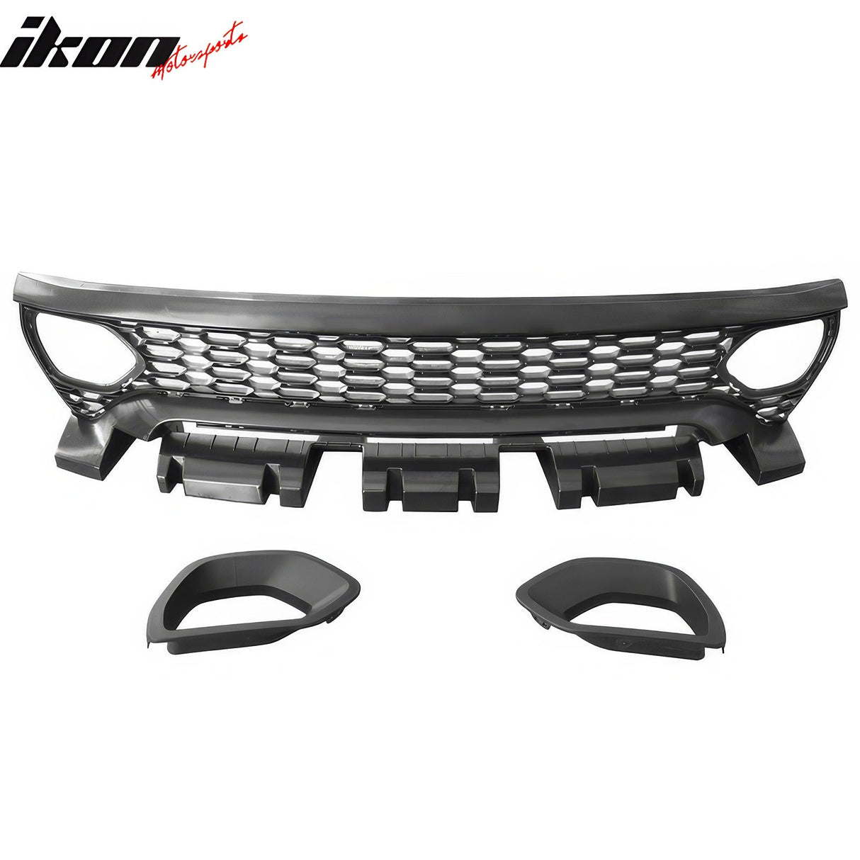 2015-2023 Dodge Charger Widebody SRT Black Front Bumper W/LED Light PP