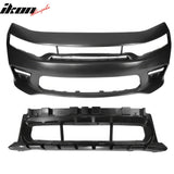 2015-2023 Dodge Charger Widebody SRT Black Front Bumper W/LED Light PP