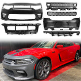 2015-2023 Dodge Charger Widebody SRT Unpainted Front Rear LED Bumpers