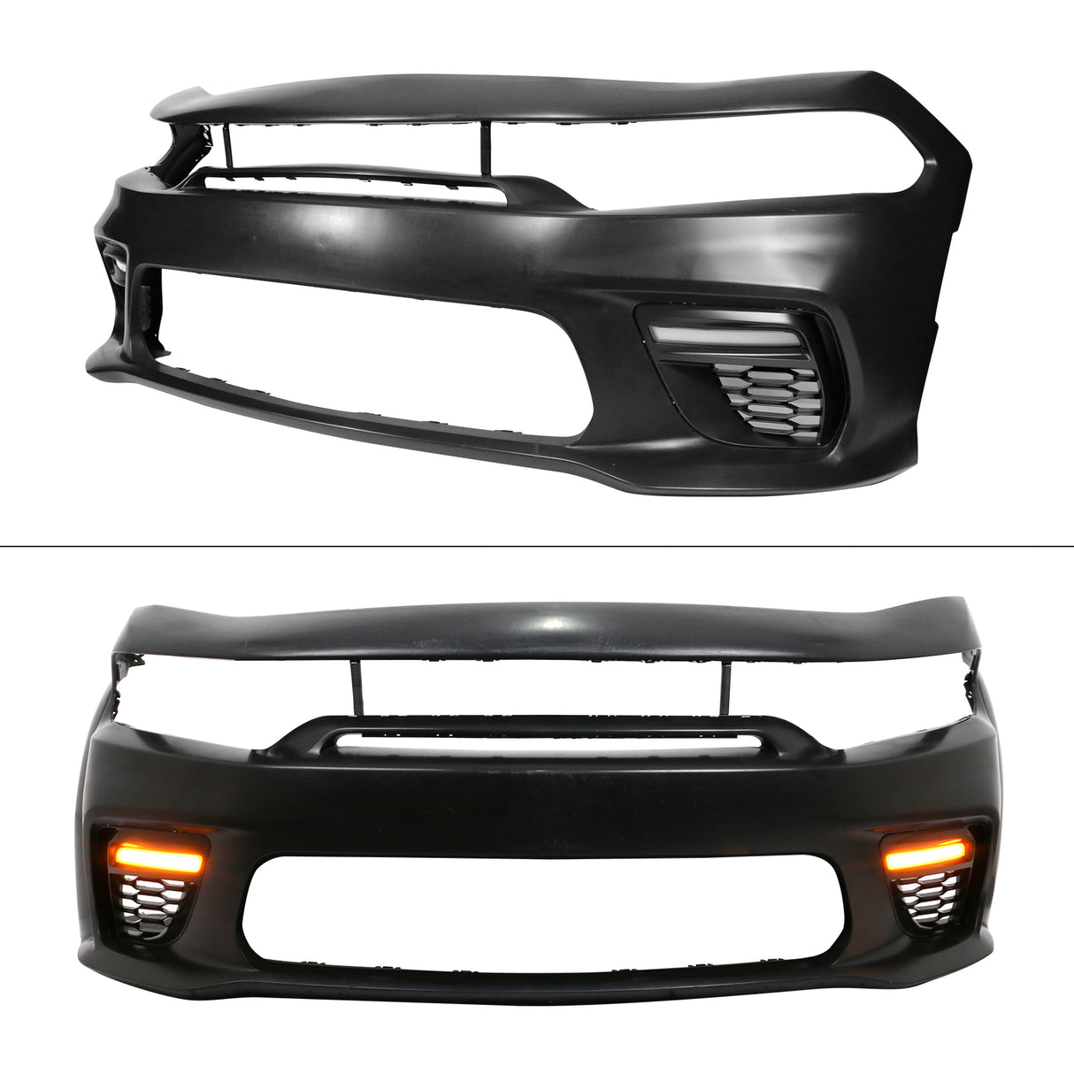 2015-2023 Dodge Charger Widebody SRT Unpainted Front Rear LED Bumpers