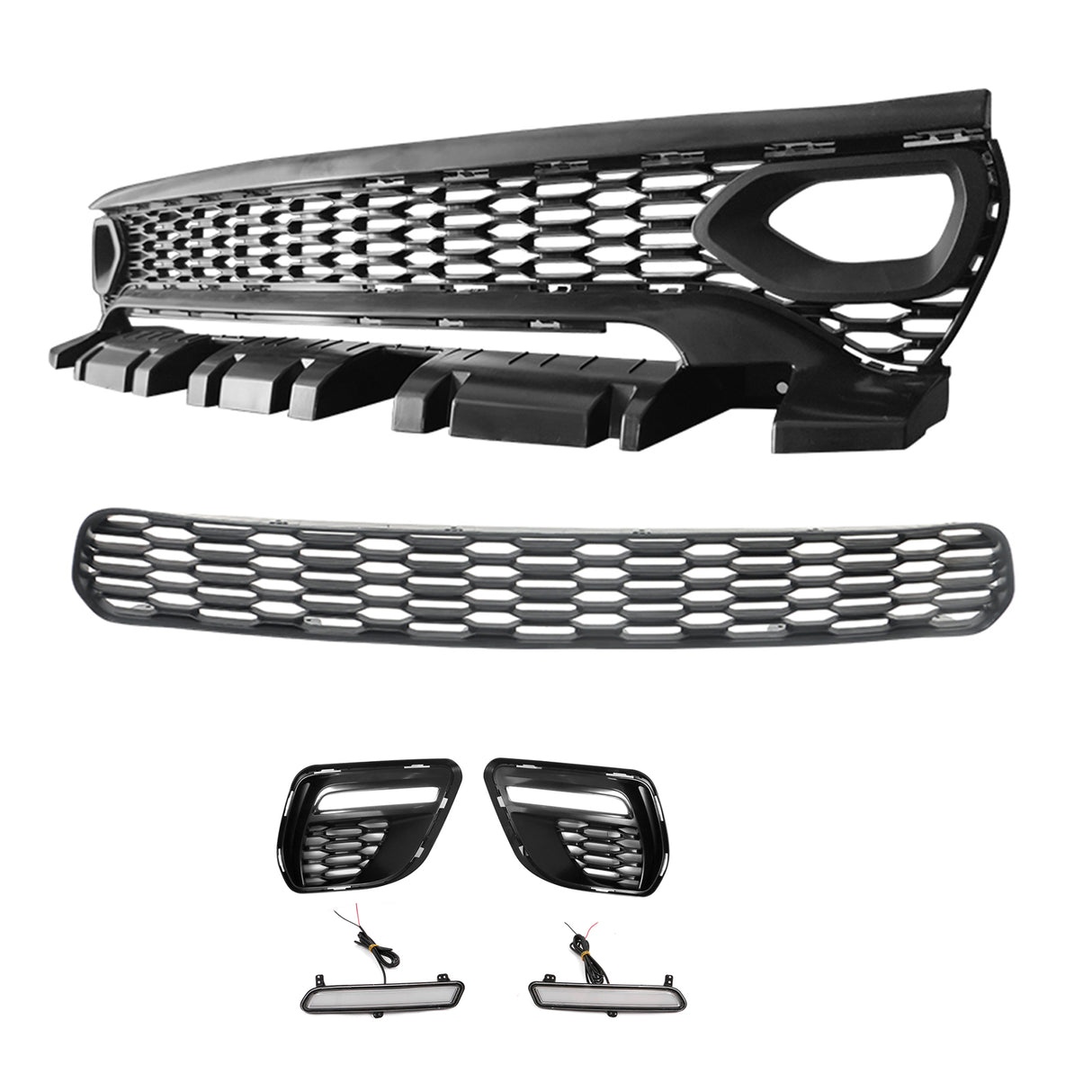 2015-2023 Dodge Charger Widebody SRT Unpainted Front Rear LED Bumpers