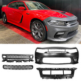2015-2023 Dodge Charger Widebody SRT Unpainted Front Rear LED Bumpers