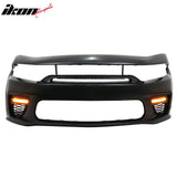 2015-2023 Dodge Charger Widebody SRT Unpainted Front Rear LED Bumpers