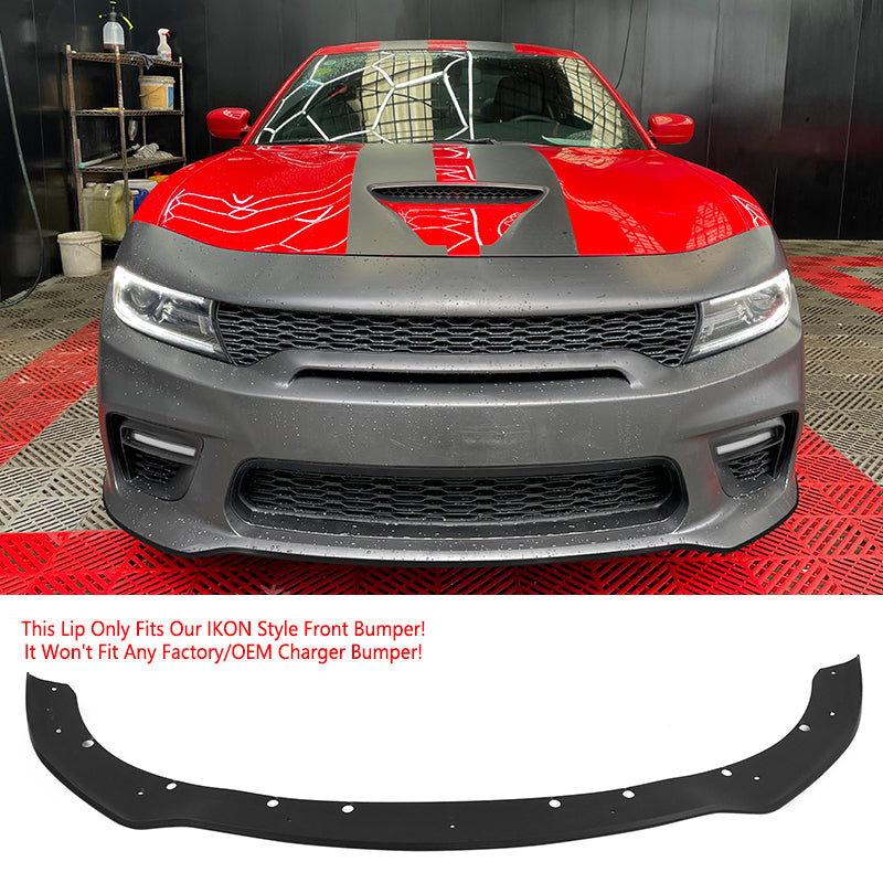 2015-2023 Dodge Charger  Front Bumper Cover Grill LED Widebody Black P