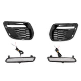 2015-2023 Dodge Charger Widebody LED Front Bumper Cover Yellow Lip PP