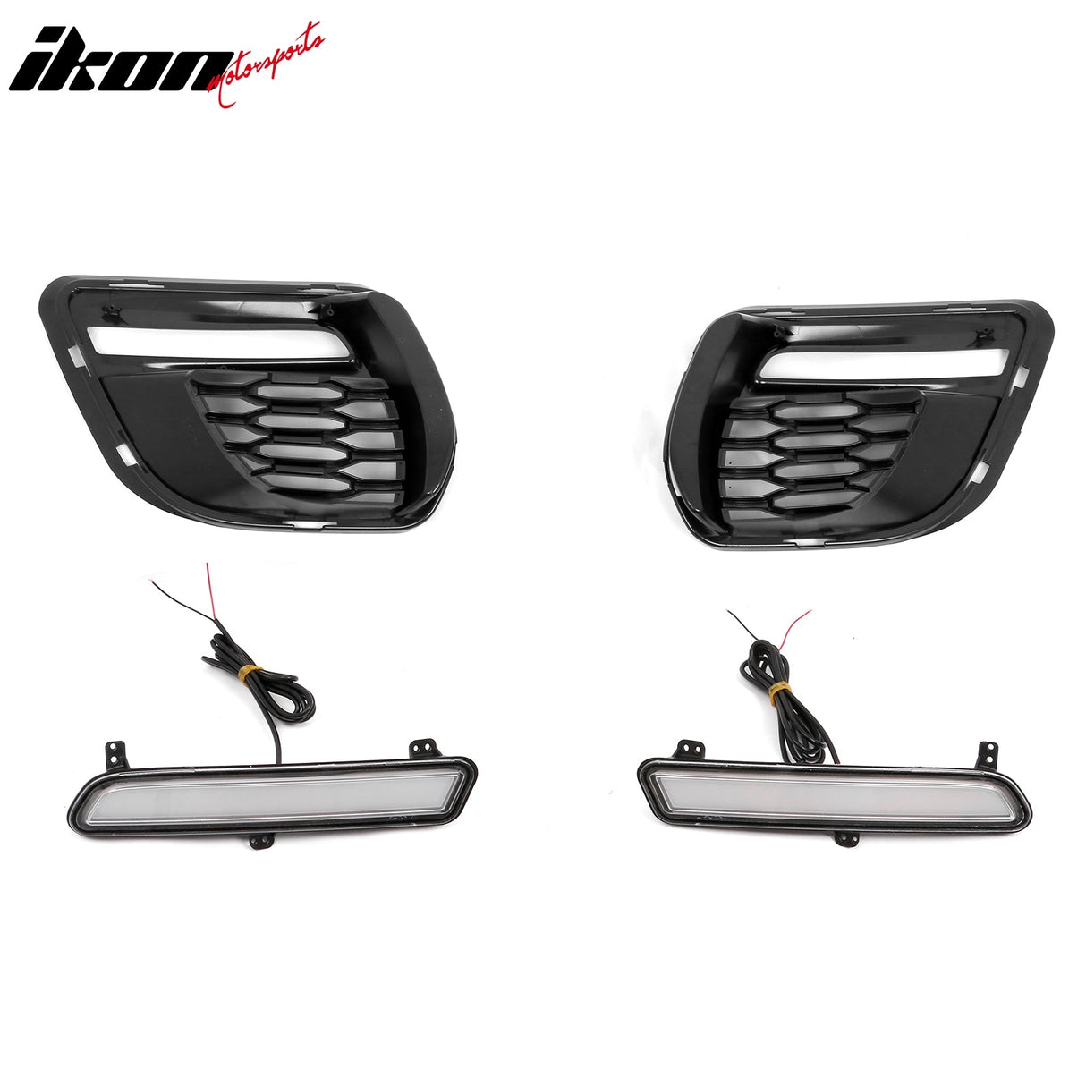 2015-2023 Dodge Charger Widebody LED Front Bumper Cover Yellow Lip PP
